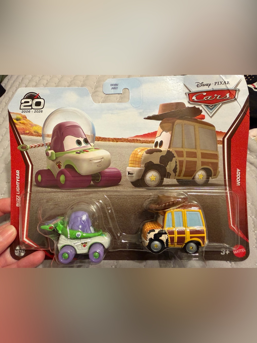 Disney Pixar Cars Buzz and Woody 20th anniversary diecast *NIB*